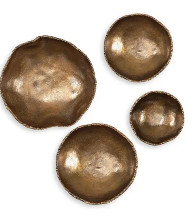 ESCULTURAS LUCKY COINS OUTDOOR METAL (SET 4 PZAS.)