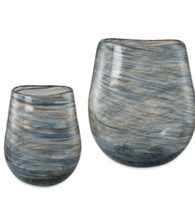 JARRONES AURORA SWIRL (SET 2 PZAS.)