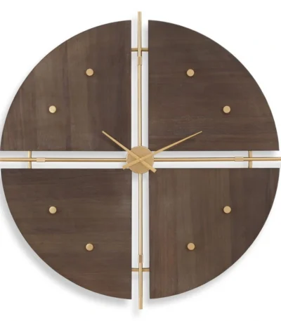 RELOJ ELEGANCE NOGAL